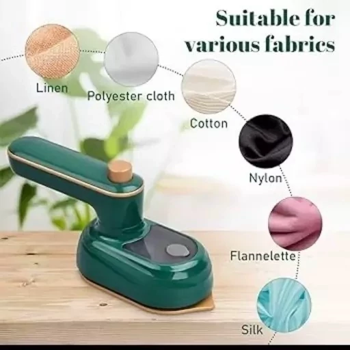اتو مسافرتی مدل mini electric iron مینی اتو مسافرتی دسته دورانی سبز رنگ اتو لباس کد zF688