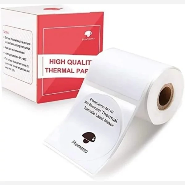 رول پرینتر لیبل زن حرارتی Phomemo  ROUND LABLE XY5050-