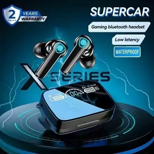 ایرپاد بلوتوثی دارای پاوربانک مدل M19 pro