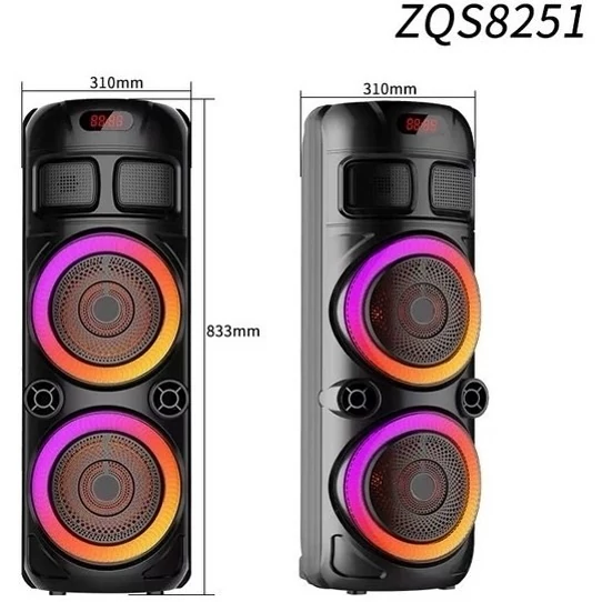 اسپیکر  بلوتوثی ZQS8251 + میکروفون و ریموت کنترل