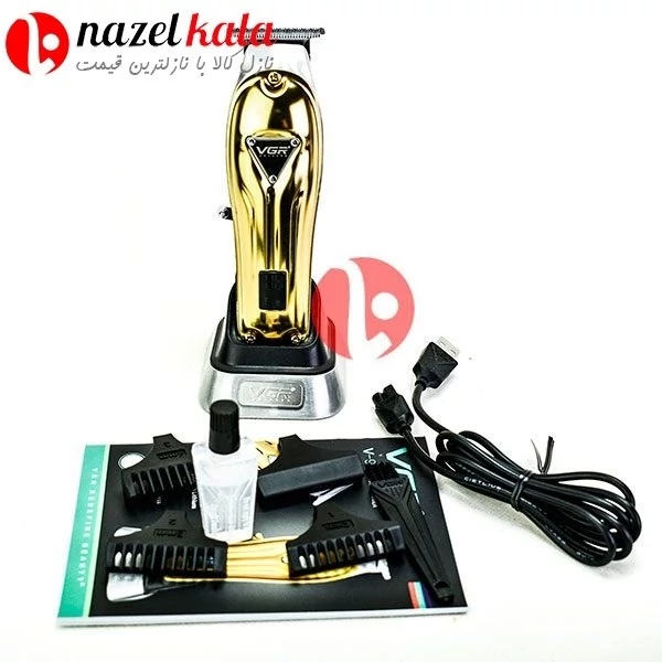 ماشین اصلاح سر و صورت حرفه ای وی جی آر VGR مدل 908
