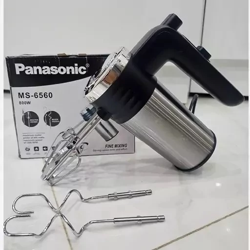 همزن برقی پاناسونیک موتور گیربکسی 800 W 5 سرعته کیفیت عالی