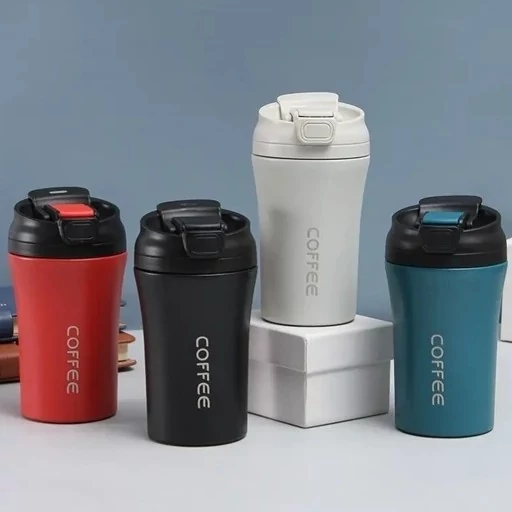 ماگ سفری coffee دو درب گنجایش 0.380 لیتر ( کد 10 )