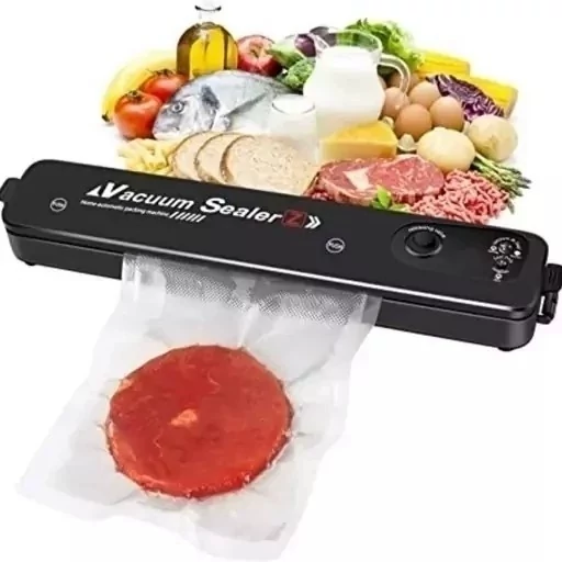 دستگاه بسته بندی خلاء اتوماتیک وکیوم و پرس مواد غذایی vacuum sealer