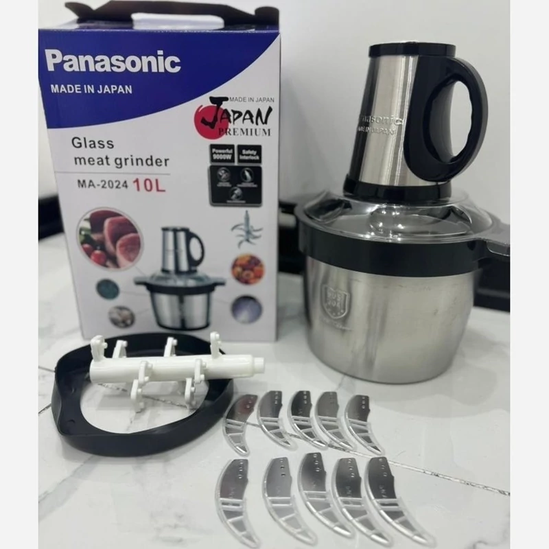 خردکن 10 لیتری پاناسونیک ژاپن- 10 تیغه- موتور بزرگ 9000W وات -مدل 2024