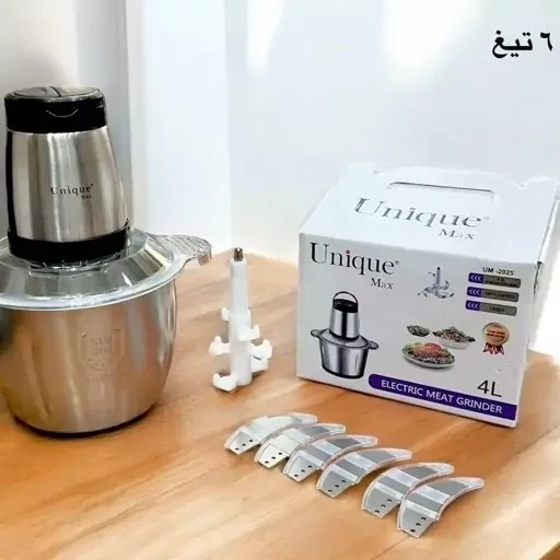 خردکن 4 لیتر سیلور کرست و یونیک 6 تیغه