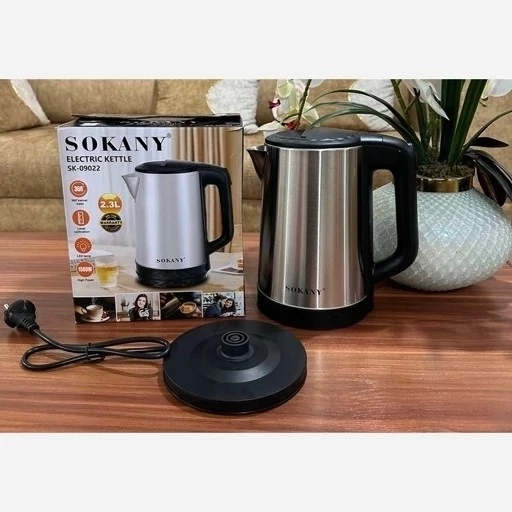 کتری برقی سوکانی مدل SK-09022 گنجایش 2.3 لیترکتری برقی سوکانی مدل SK-09022 مناسب برای استفاده در خانه ، محل کار و... می