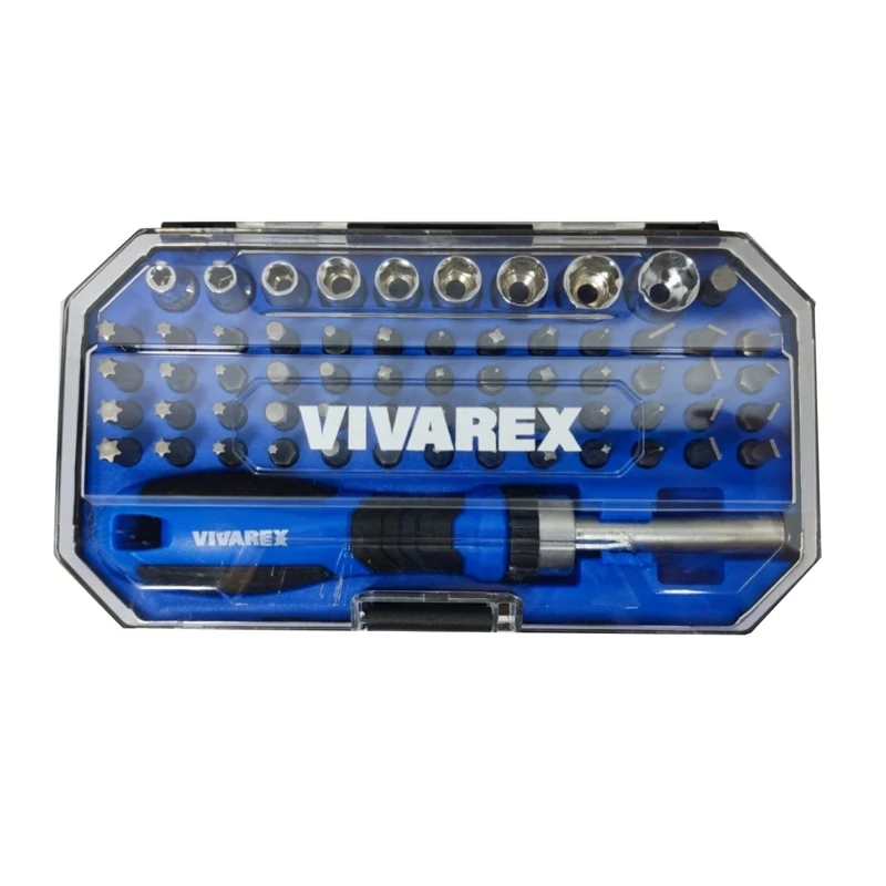 پیچ گوشتی و بکس ویوارکس مدل VR6365-SD مجموعه 63 عددی 5.0