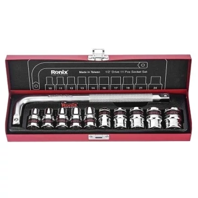 مجموعه 11 عددی آچار و سری بکس رونیکس مدل RX-2610 1