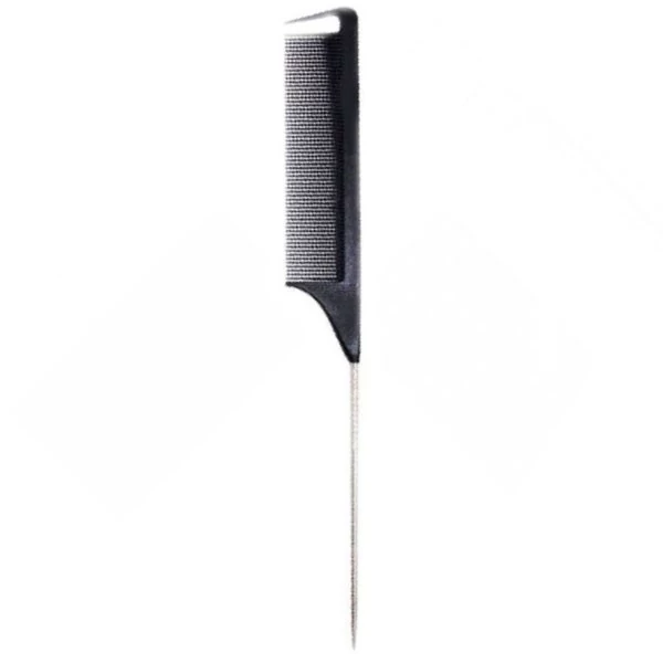 شانه دم باریک دم فلزی قلاب دار شی رز Shrose HairProfessional 301