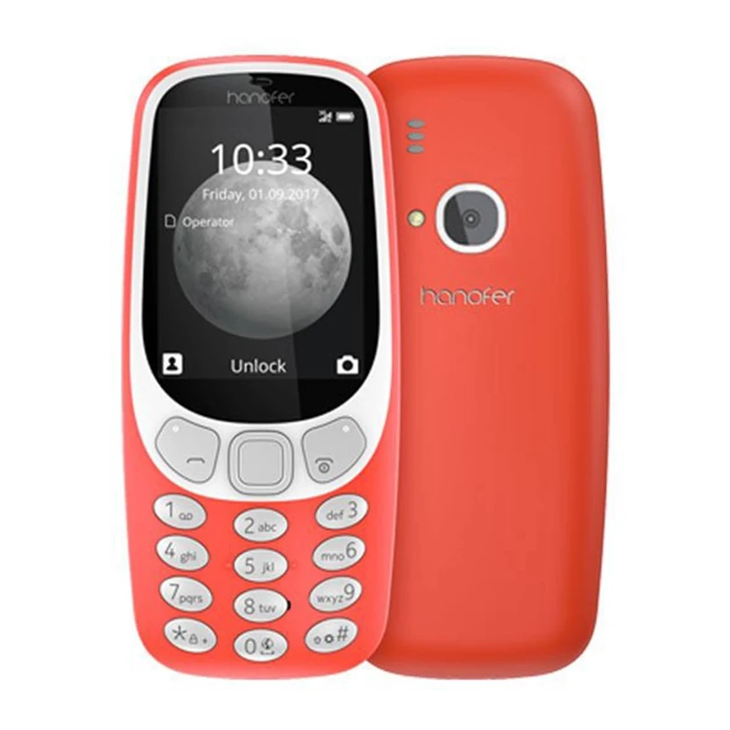 گوشی موبایل هانوفر مدل 3310 دو سیم کارت با منو فارسی 3.0  2.4  VGA