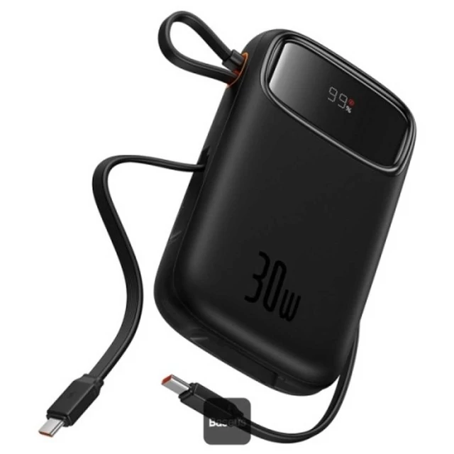 پاوربانک 10000 میلی آمپر USB و تایپ سی 30 وات بیسوس Qpow 2 PPQD4-10C Baseus