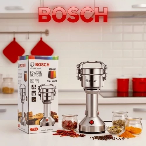 آسیاب صنعتی بوش- ظرفیت 250 گرم- قدرت 3000 وات - مدلSSH4832