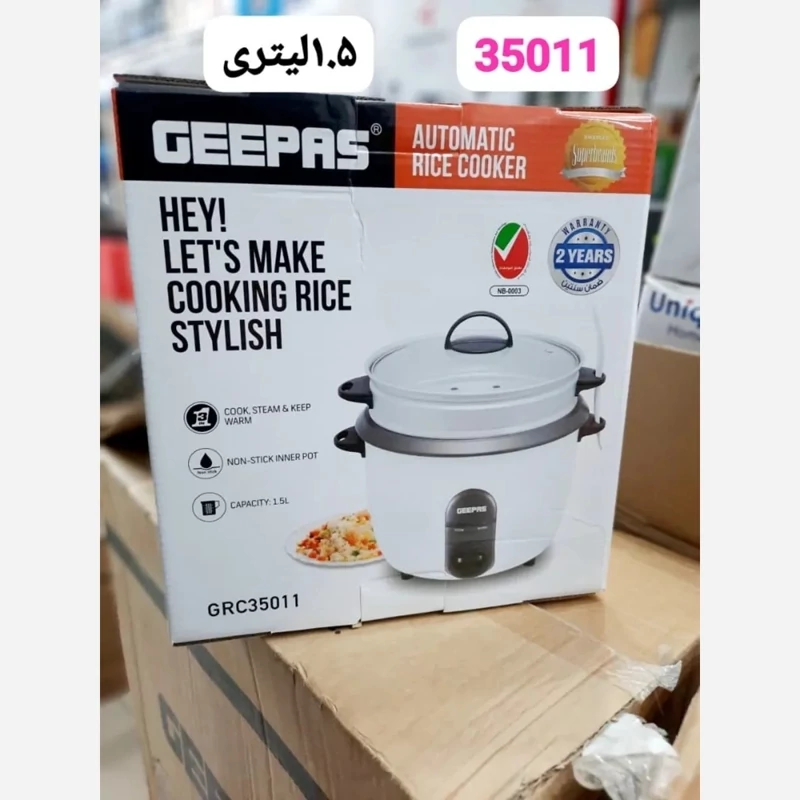 پلوپز جیپاس مدل GRC35011 ظرفیت 1.5 لیتر 6 نفره سه کاره