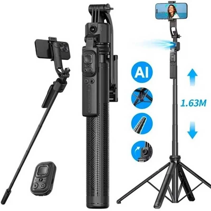 مونوپاد و گیمبال AI FACE C17 با قابلیت ردیابی چهره و چرخش 360 درجه