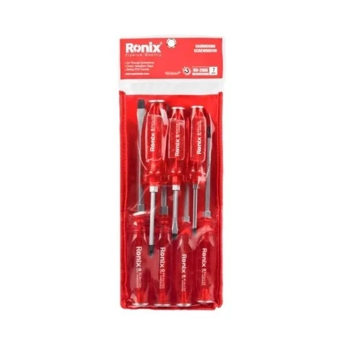 مجموعه 7 عددی پیچ گوشتی ضربه خور مدل RH-2906 رونیکس
