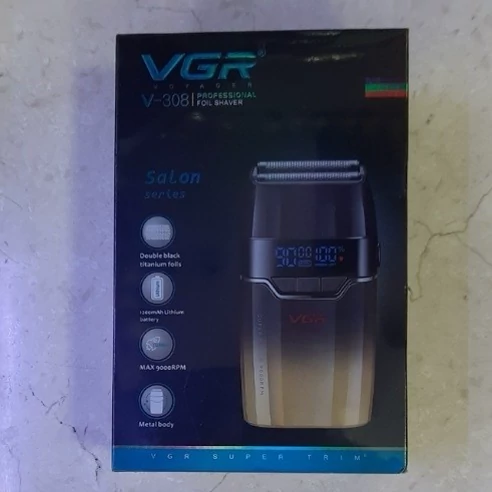 ماشین اصلاح(شیور صورت و بدن) وی جی آر مدل VGR v-308 اورجینال