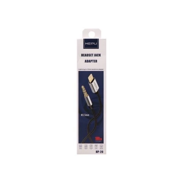 کابل تبدیل لایتنینگ به AUX (جک 3.5 میلیمتری) Hepu HP-20