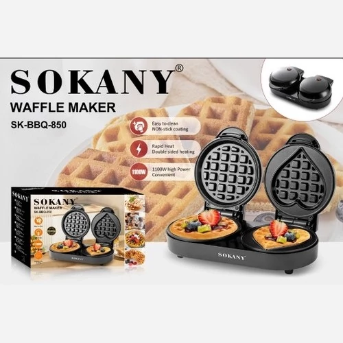 وافل ساز دوقلو سوکانی مدلSK-BBQ-850