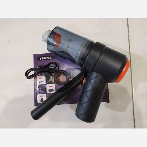 جارو برقی شارژی خودرو و زغال روشن کن دمنده و مکنده YT-M2037 مناسب همه محل کار منزل مسافرت جارو شارژی خودرو مدل YT-M2