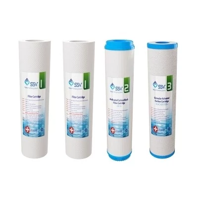 فیلتر تصفیه آب خانگی اس اس وی مدل Plus بسته 4 عددی 5.0
