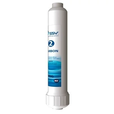 فیلتر دستگاه تصفیه کننده آب اس اس وی مدل Inline Carbon Active  52
