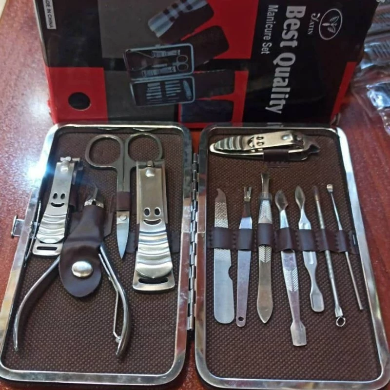ست مانیکور 12 تکه استیل manicure set
