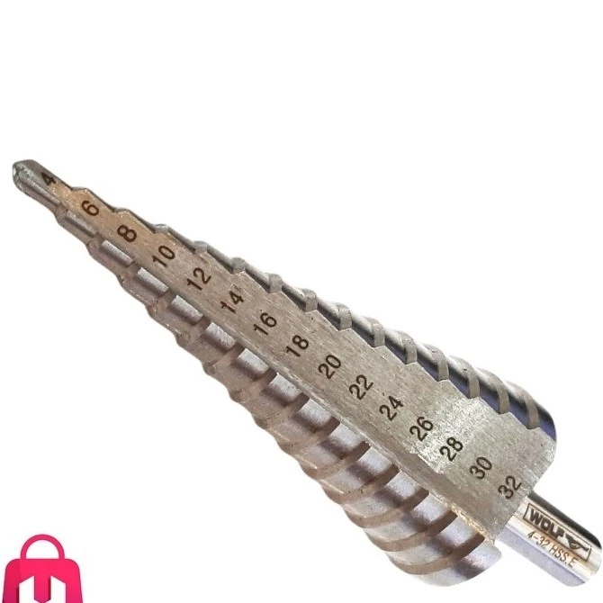 مته کاجی مخروطی HSS-E ولف 4-32