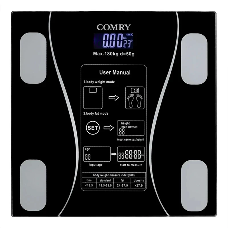 ترازو دیجیتال کمری مدل PERSONAL SCALE 4.7    45