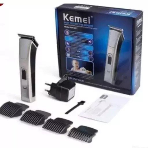 ماشین و ریش تراش اصلاح سر و صورت کیمی kemei مدل 5017