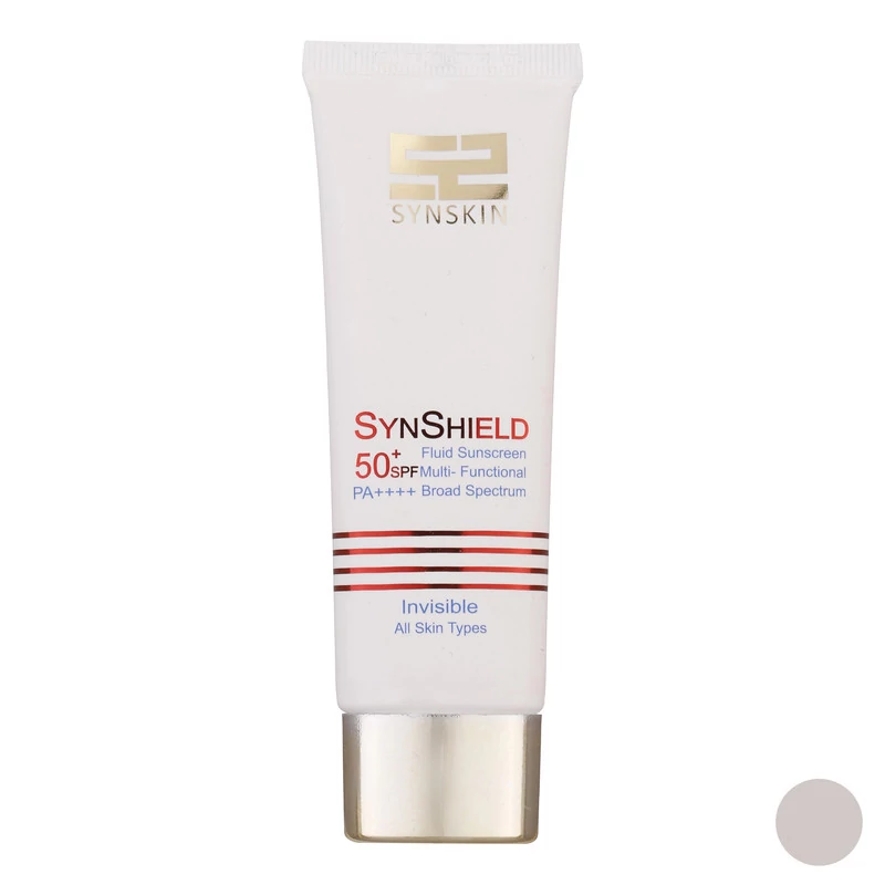 ضدآفتاب بی رنگ ساین اسکین SPF50 انواع پوست