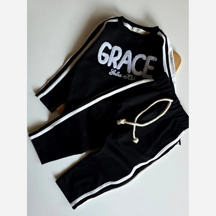 ست اسپرت دخترانه و پسرانه مدل GRACE دورس دو نخ سایز 40 تا 65