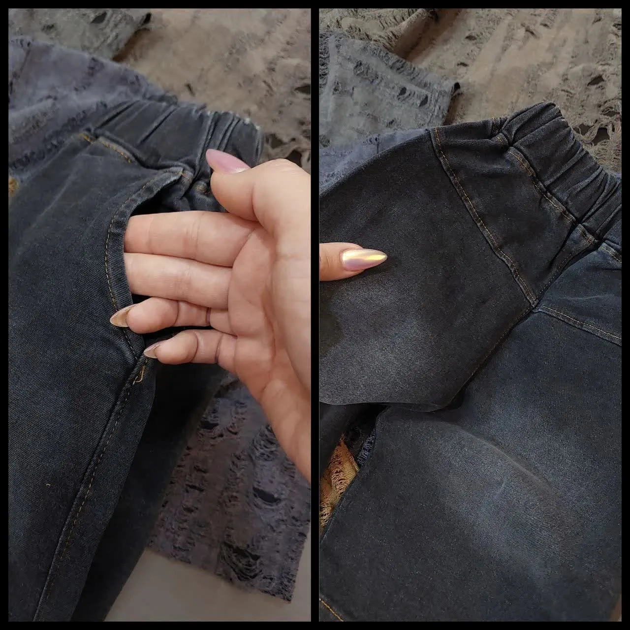 ست اسپرت دخترانه و پسرانه بلوز لش و شلوارک جین کشی سایز 40 تا 60 مناسب 2 تا 12 سال