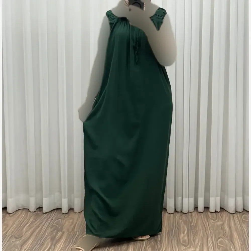 سارافون راحتی زنانه بلند نخی فری سایز مناسب تا سایز 54