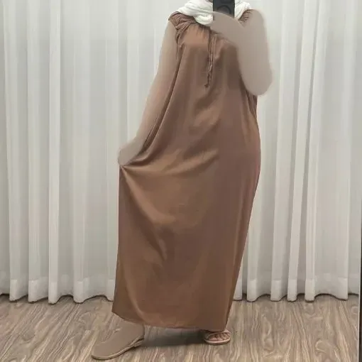 سارافون راحتی زنانه بلند نخی فری سایز مناسب تا سایز 54