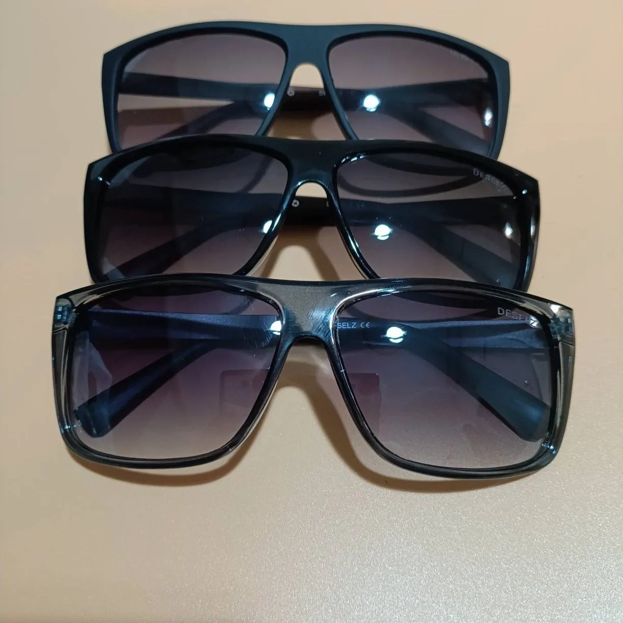 عینک آفتابی مردانه دیزل DESELZ آیتم 2309 استاندارد UV400 مناسب صورت متوسط و بزرگ