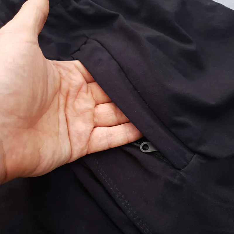ست تاپ رکابی کلاهدار و شلوارک مردانه نخی مدل 14020828c