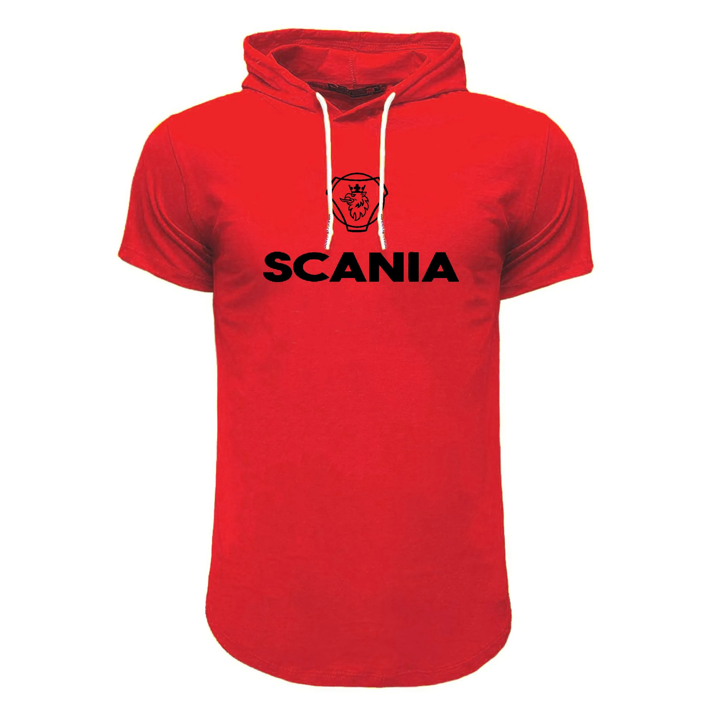 تیشرت کلاه دار مردانه طرح Scania مدل R 5788 سه رنگ مشکی، قرمز، سفید