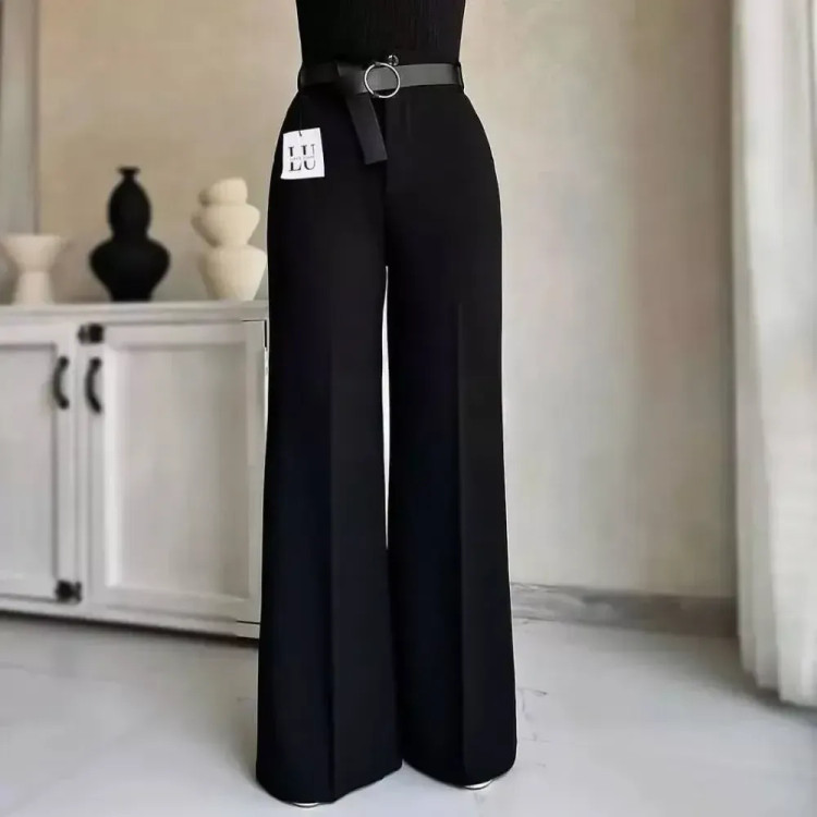 شلوار بگ مازراتی درجه یک زنانه کد 101 مشکی سورمه ای قهوه ای سایز 1 تا 4