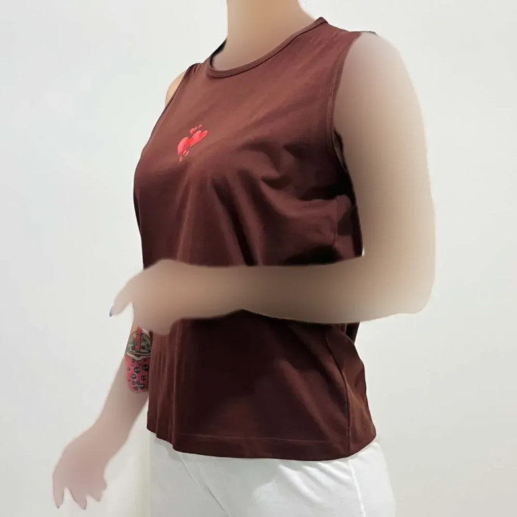 تاپ زنانه نخ پنبه چاپدار کد 1373