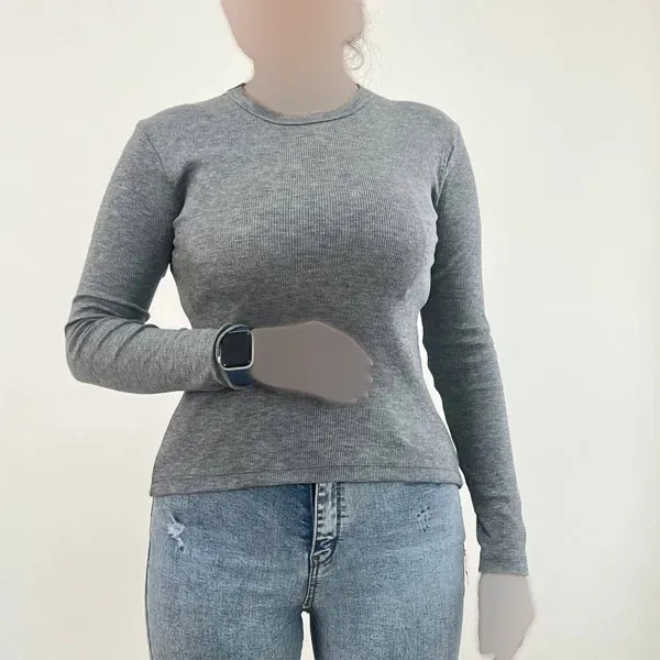 بلوز یقه گرد کبریتی زنانه کد 1225 مناسب سایز 38 تا 46