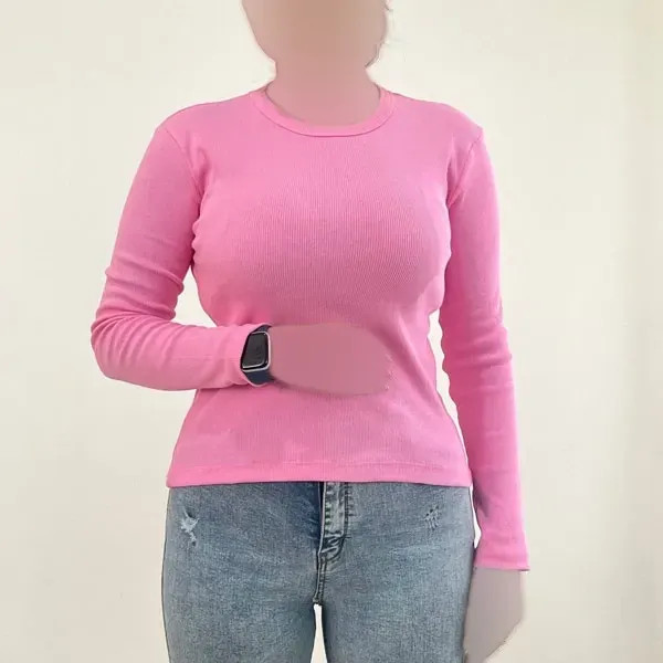 بلوز یقه گرد کبریتی زنانه کد 1225 مناسب سایز 38 تا 46