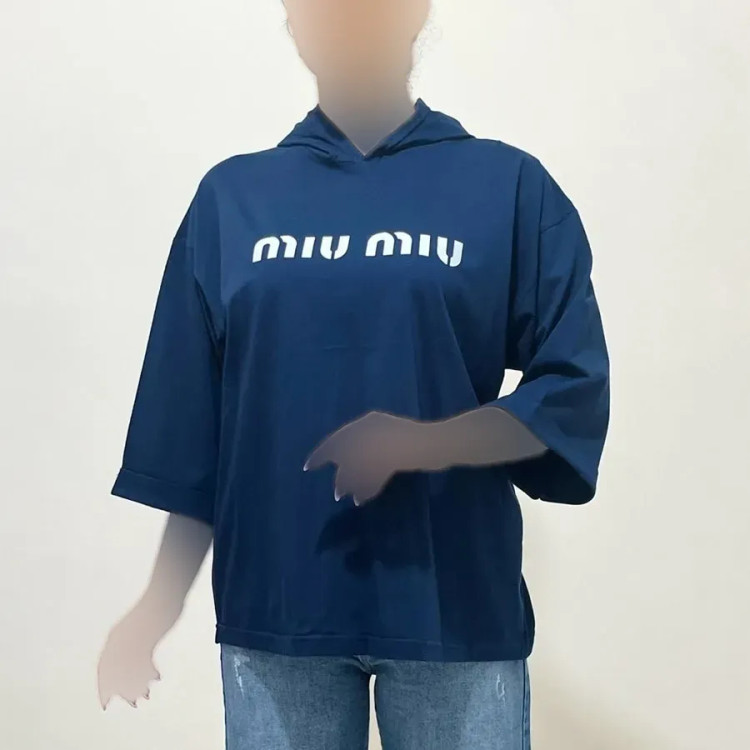 تیشرت باکسی کلاهدار چاپی نخ پنبه قواره لش مناسب سایز 36 تا 54 قد 70 سانت