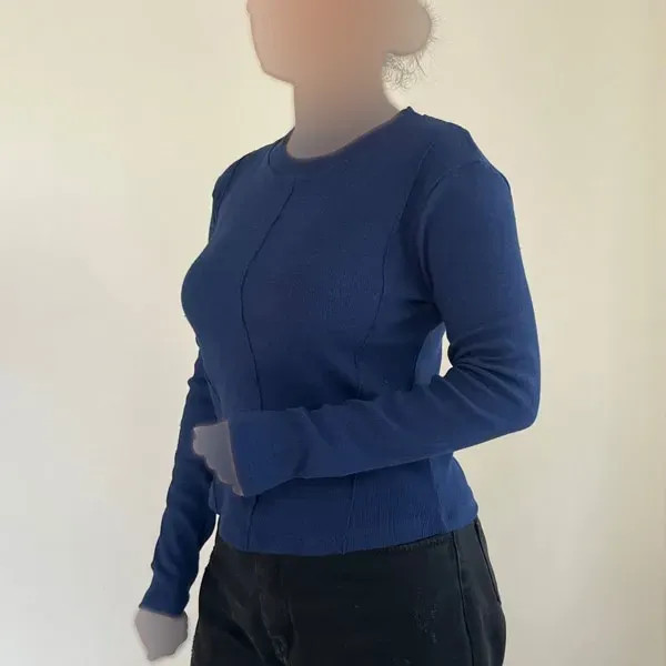بلوز رگه دوزی زنانه کد 1229