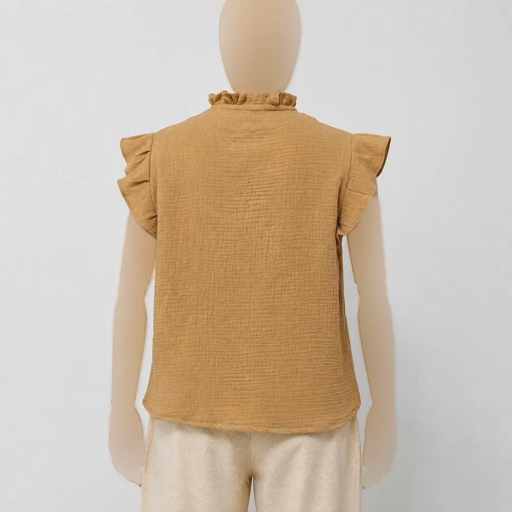 تاپ زنانه دبل فیس کد 1430 جنس وال قد 55 سانتیمتر