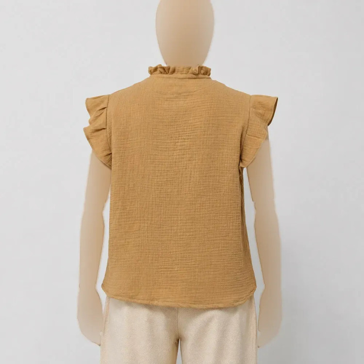 تاپ زنانه دبل فیس کد 1430 جنس وال قد 55 سانتیمتر