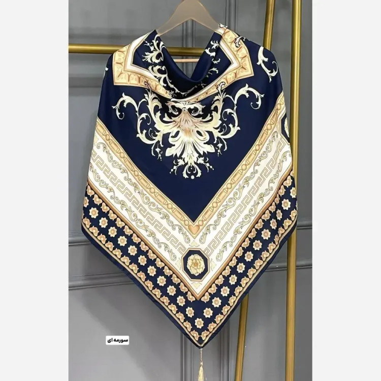روسری نخی منگوله دار قواره 130 مدل سورنا