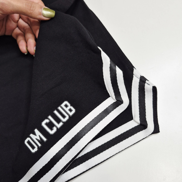 ست تیشرت و شلوارک اسپرت دخترانه و پسرانه طرح محرمی رنگ مشکی