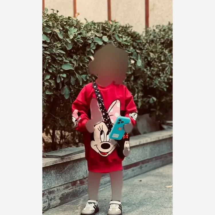 تونیک دخترانه طرح میکی موس جنس دورس