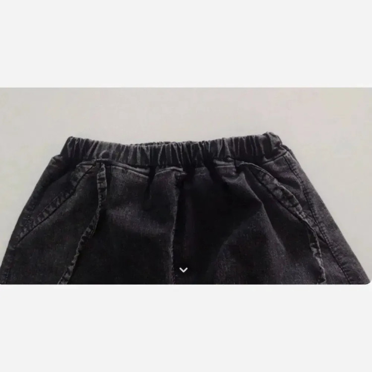 شلوار بگ جین زنانه کمر کش و کمربند دار مدل 272 در سه رنگ